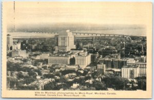 Postcard - Montreal from Mount Royal - Montreal, Canada