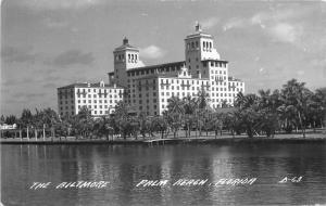 Biltmore Hotel Palm Beach Florida 1940s RPPC Photo Postcard 2728