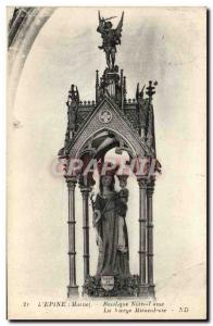 Old Postcard L & # 39Epine Basilica of Our Lady Miraculous Virgin