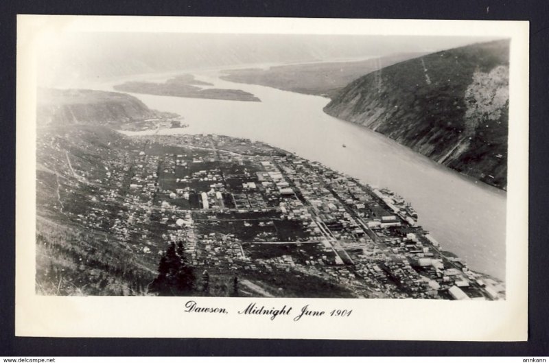 Dawson (Yukon) - Dawson Midnight June 1901- 1950s? RPPC real photo postcard