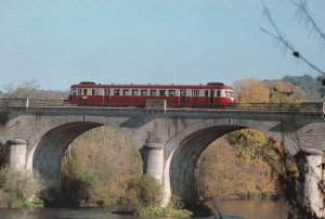 Autorail X 2464 La Dordogne A Le Buissson French Train Postcard