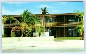 CLEARWATER BEACH, Florida FL ~ Roadside PALMTOPPER HOTEL c1960s Map Postcard