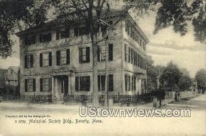 Historical Society Building - Beverly, Massachusetts MA
