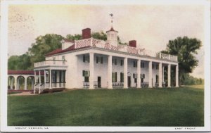 Mount Vernon Virginia East Front Vintage Postcard C120