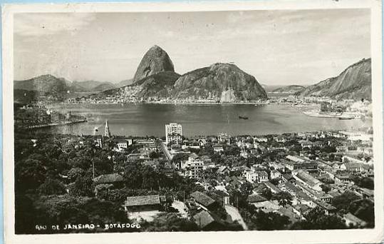 South America - Brazil, Rio de Janeiro, Bird's Eye View     *RPPC