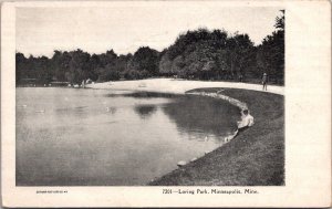 Lake in Loring Park, Minneapolis MN Undivided Back Vintage Postcard U69