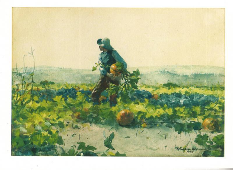 For to be a Farmer's Boy by Winslow Homer