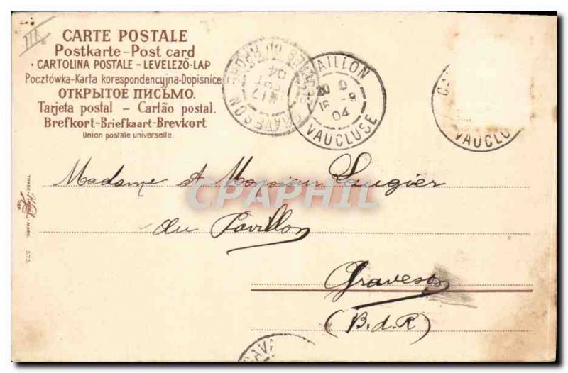 Postcard Old Elephant Tobacco Cigar