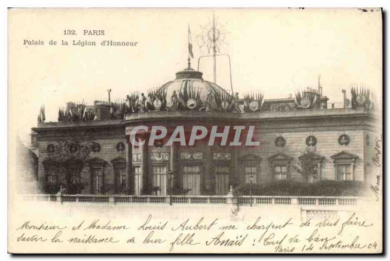 Old Postcard Paris Palace of the Legion of Honor