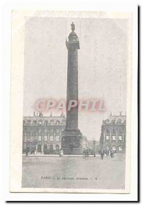 Paris (8th) Old Postcard The Vendome column