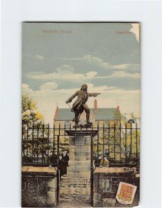 Postcard Barsfield Statue, Limerick, Ireland