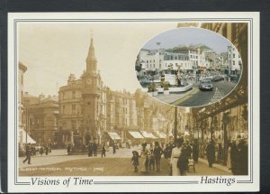 Sussex Postcard - Visions of Time, Hastings   T9257