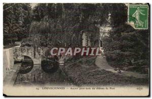 Louveciennes Old Postcard Old Bridge drawbridge of the castle