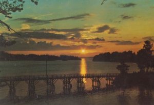 Hopeasalmi Bridge Savolinna Finland Postcard