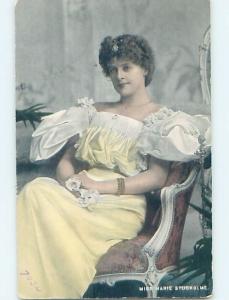 Pre-Linen MARIE STUDHOLME - BRITISH STAGE THEATER ACTRESS AND SINGER HL4754