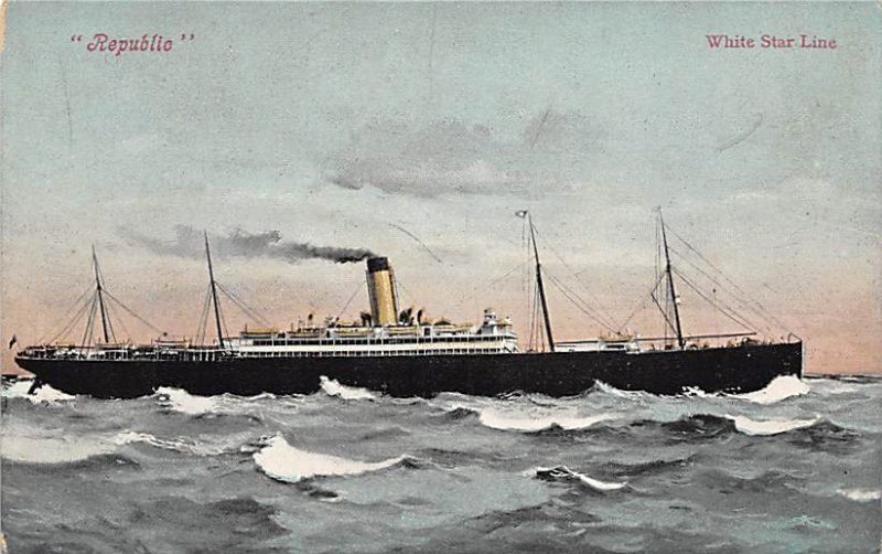 SS Republic White Star Line Unused 