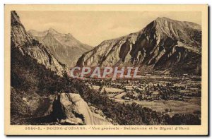 Old Postcard Bourg d Oisans Belledonne Vue Generale and of Signal & # 39Huez