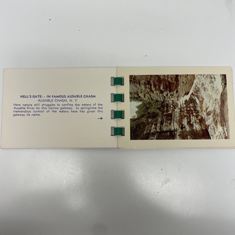 Ausable Chasm, New York Postcard Booklet - 10 Photos