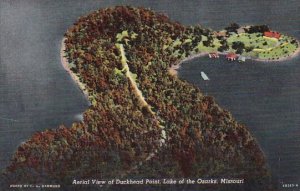 Aerial View Of Duckhead Point Lake Of The Ozarks Missouri