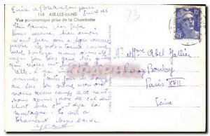Old Postcard Aix les Bains Panoramic View from the Chambotte