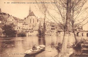 BF6095 la rive gauche prise du moulin d argenton indre france      France