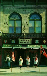 Smorgasbord Restaurant Stoughton,WI Dane County Wisconsin Vintage Postcard