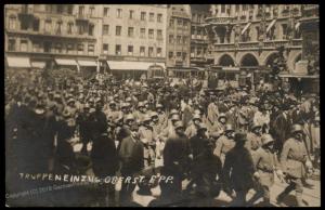 Germany 1919 Revolution Munich Freikorps Epps Strassenkampf RPPC 86979