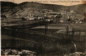 CPA LIMONEST Vue générale et Panorama sur le Mont Verdun (461932)