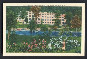 Montreat,North Carolina/NC Postcard, Assembly Inn/Lake Susan