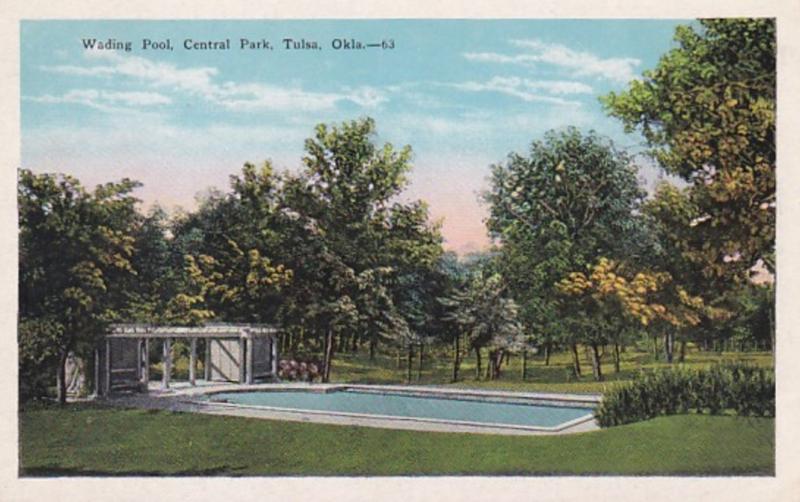 Oklahoma Tulsa Central Park Wading Pool