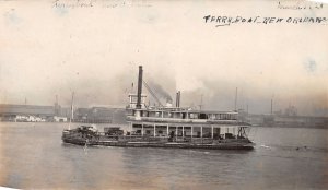 J54/ New Orleans La Steamship Ship Vintage Snapshot Photograph 194