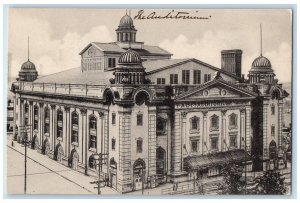 c1930's The Auditorium Building Street View Denver Colorado CO Vintage Postcard