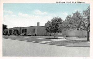 Washington School One Of Most Modern Equipped Grade School - Alva, Oklahoma OK