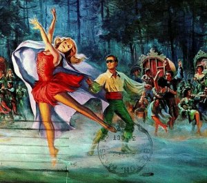 Advertising Princess From The Wonderful World Of Brothers Grimm Chrome Postcard