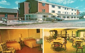 New Englander Motel - Pittsfield, Maine Postcard