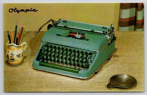 Olympia Typewriter Model SM3 DeLuxe  Postcard C34