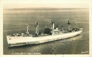 Boersig US Naval Ship PVT Sadao S Munemori RPPC Photo Postcard Souvenir 11103