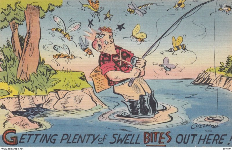 Fishing; Getting Plenty of Swell BITES out here!, 1930-40s