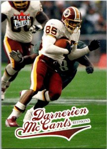 2004 Fleer Football Card Darnerian McCants Washington Redskins sk9361