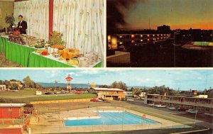 HAGERSTOWN, Maryland MD   VENICE MOTEL~RESTAURANT Pool~Buffet  ROADSIDE Postcard