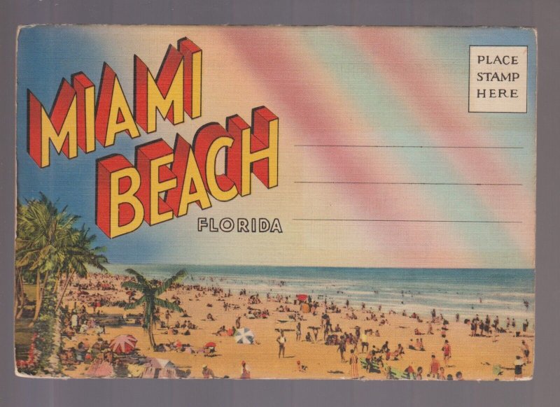 VINTAGE Florida FL Miami & Miami Beach Postcard Pack