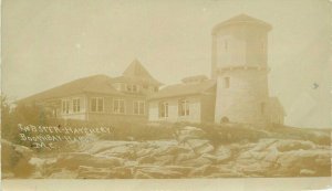 Maine Boothbay Harbor Lobster Hatchery RPPC Photo Postcard 22-4530