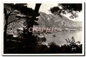 Old Postcard Monte Carlo Overview of taking the Rock of Monaco