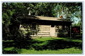 c1960s Homestead Cabin of Eugene Bigelow Wilson Petersham Massachusetts Postcard