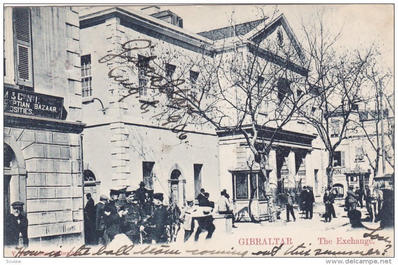 The Exchange, Partial Scene, GIBRALTAR, PU-1906