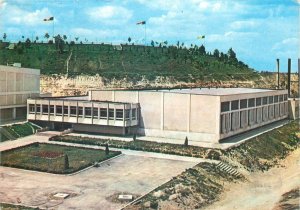 Romania Medgidia sports hall 1986 postcard butterfly stamp 