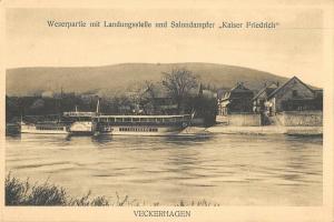 BG19690 veckerhagen weserpartie  salondampfer kaiser friedrich ship  germany