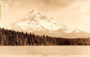 Oregon Mt Hood & Lost Lake Real Photo