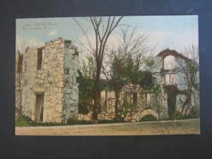 NO SCITUATE RI Old Mill Ruins c1910 Postcard