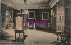 Scotland Postcard - Edinburgh, Lord Darnley's Audience Chamber, Holyrood RS37478